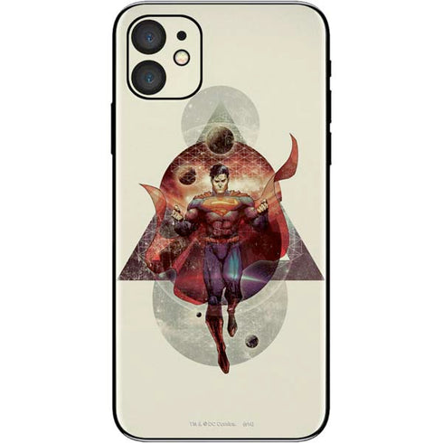 DC Comics Superman Galaxy Flying iPhone 11 Skin